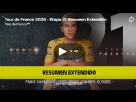 Vídeo resumen de la 21ª etapa del Tour de Francia 2026 Vídeo resumen de la 21ª etapa del Tour de Francia 2026
