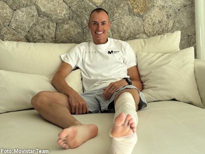 Enric Mas, operado con éxito de las varices que le obligaron a abandonar el Tour de Francia