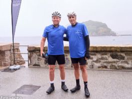 Chris Hoy lidera con Indurain una prueba a beneficio de Laurues de San Sebastián a Barcelona Chris Hoy lidera con Indurain una prueba a beneficio de Laurues de San Sebastián a Barcelona